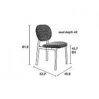 Spike natural chair